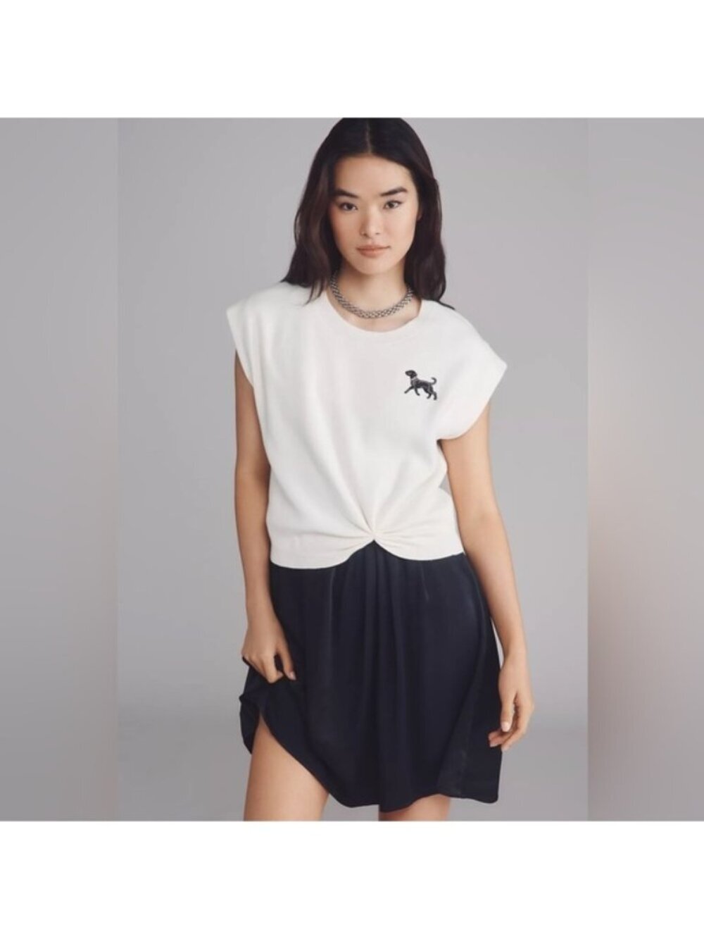 NWT Size XXS - The Gemini Twofer Sweater + Dress Set: Cap-Sleeve Mini Edition